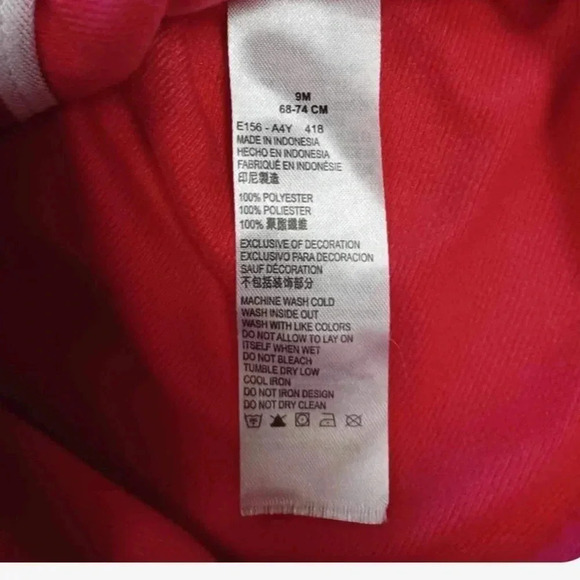 Nike Pink Track Jacket Size  9M - Picture 8 of 9